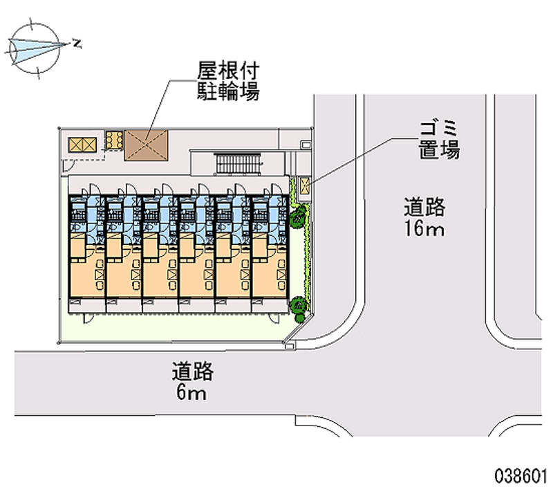 レオパレス森本町レジェンド 区画図