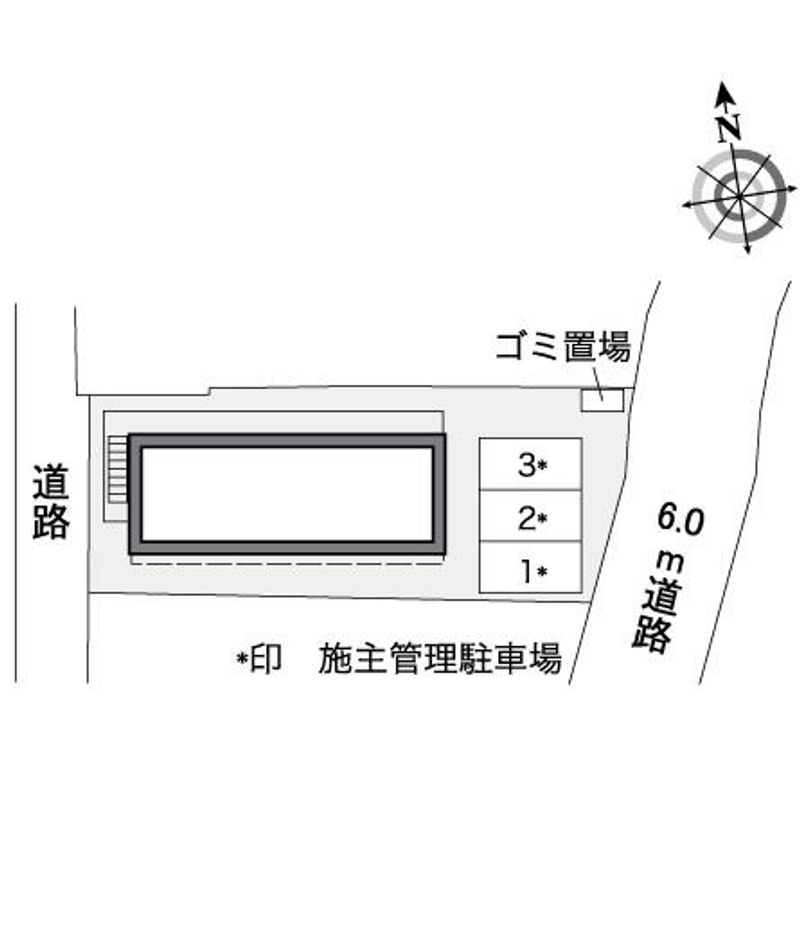 レオパレスセトガヤ 配置図