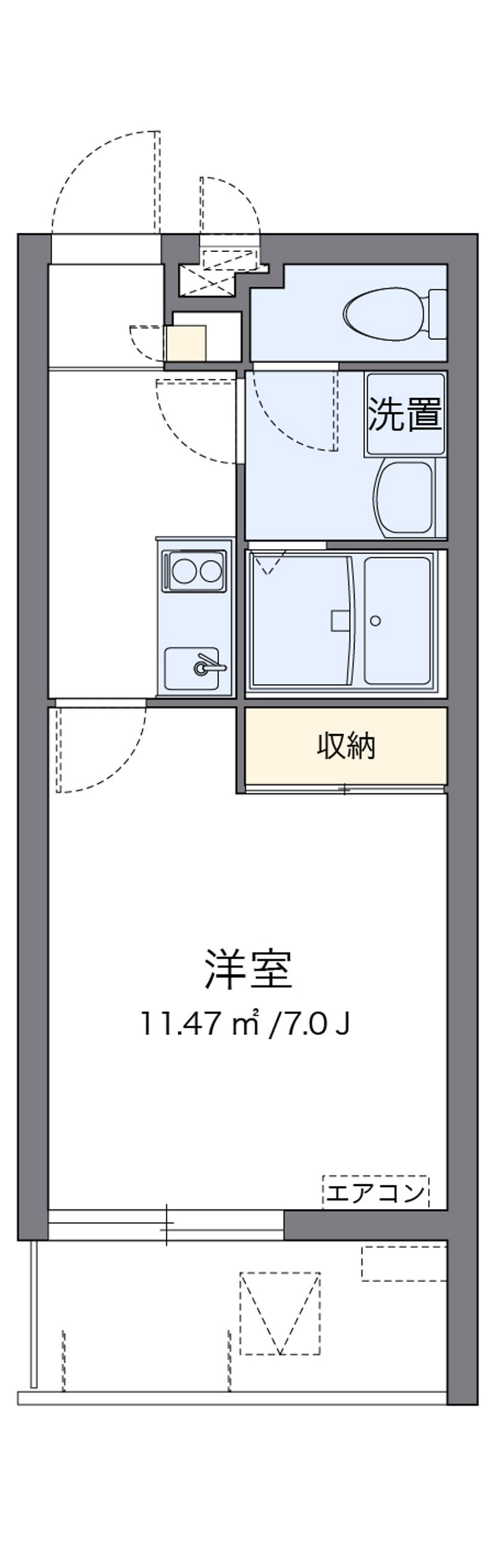 クレイノさんだんかⅡ 間取図