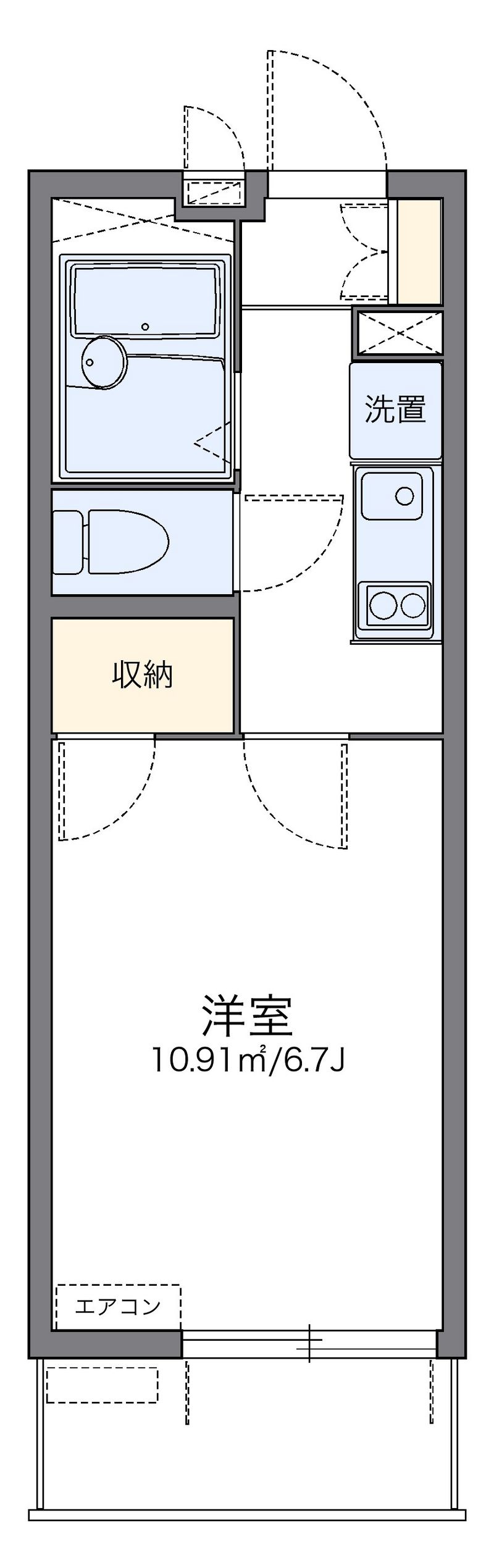 レオパレス蒔田 間取り
