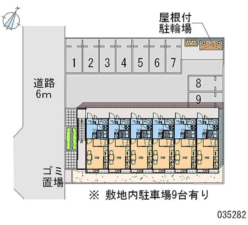 レオパレスマエヤ 月極駐車場