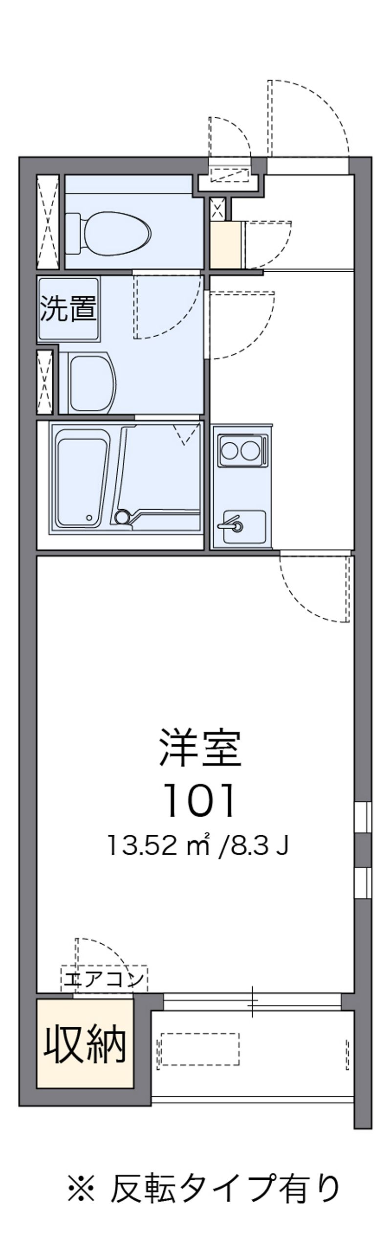 クレイノＩＮＥ 間取図