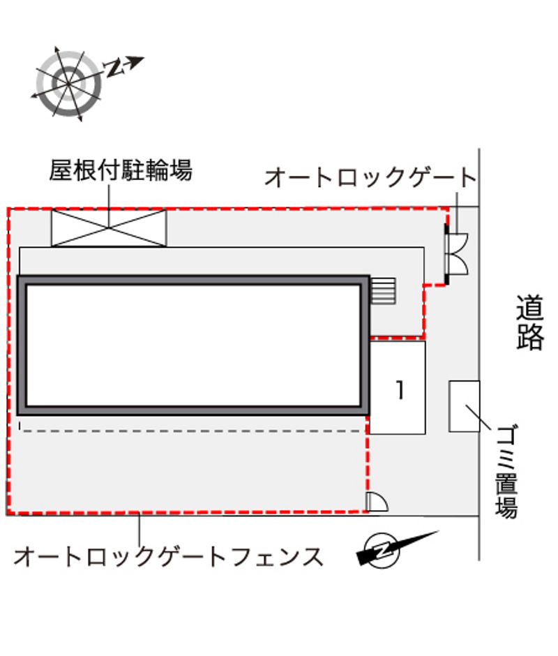 レオパレス米米 配置図