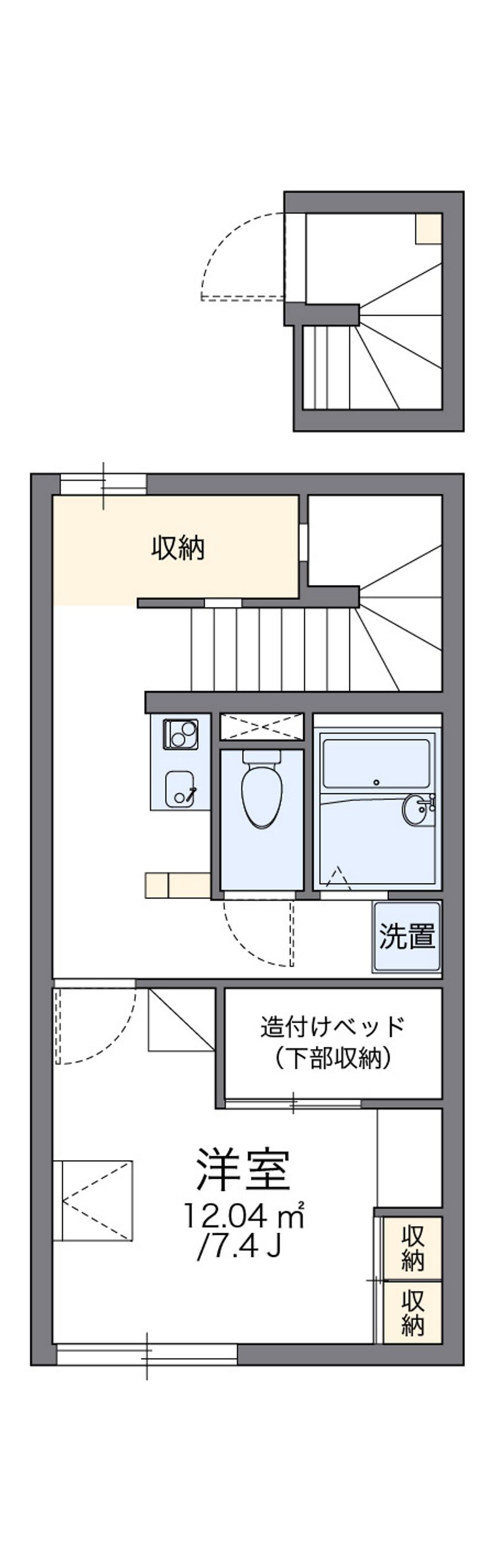 レオパレスセピアコート 間取図