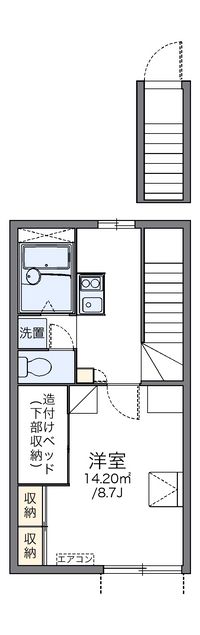 レオパレスフルールⅡ 間取り図