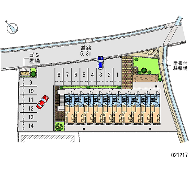 21217 Monthly parking lot