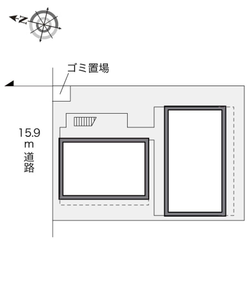 レオパレスリトル　ベル 配置図