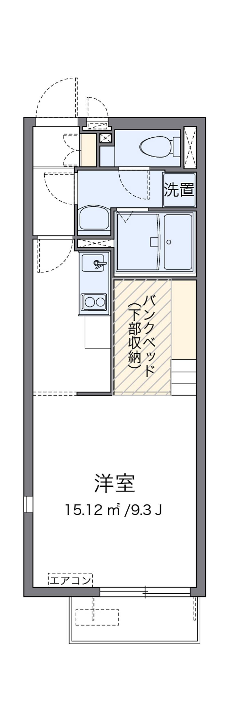 ミランダメゾン　コンフォール 間取図