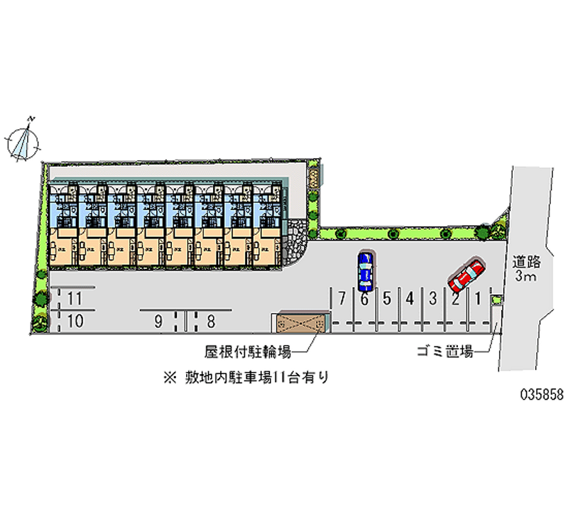 35858 bãi đậu xe hàng tháng