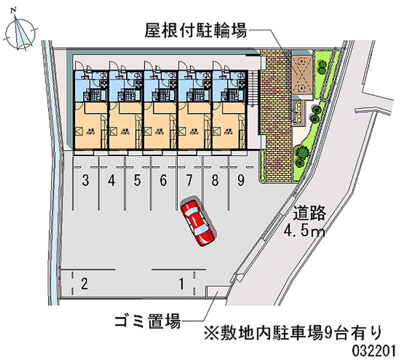 32201 Monthly parking lot