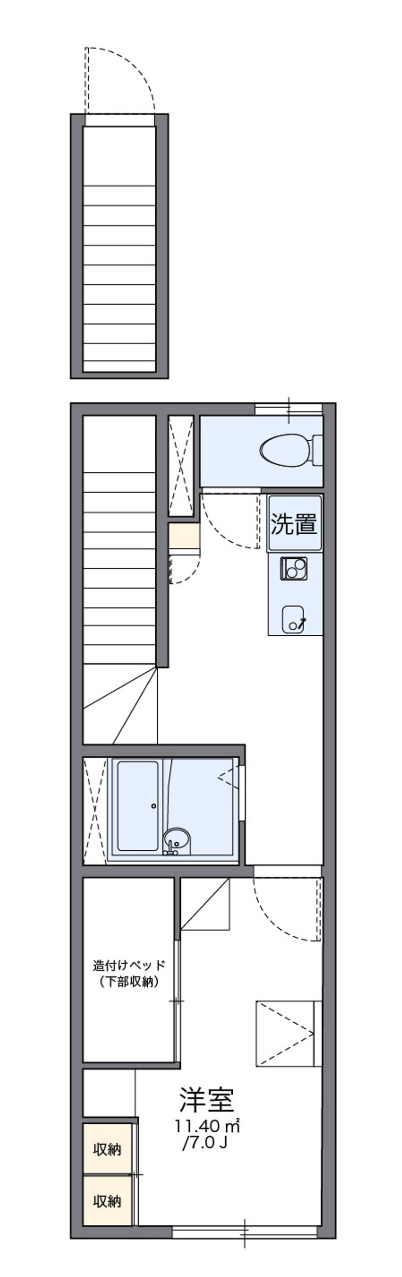 レオパレス大森 間取図