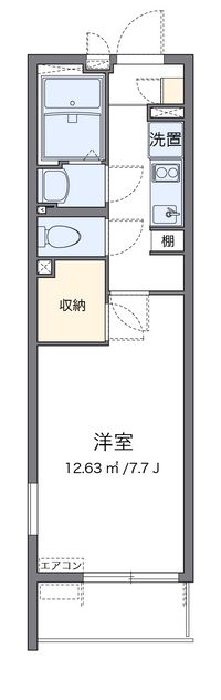 クレイノサニープレイス宮前平Ｌ 間取り図