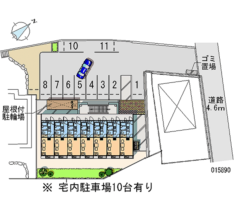 15890 Monthly parking lot