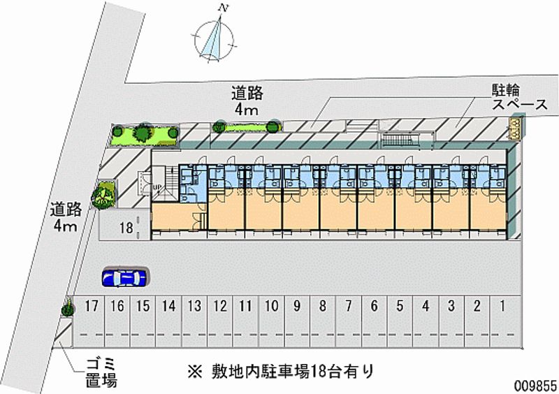 レオパレスＦＩＥＬＤ　Ｍ’Ｓ 月極駐車場