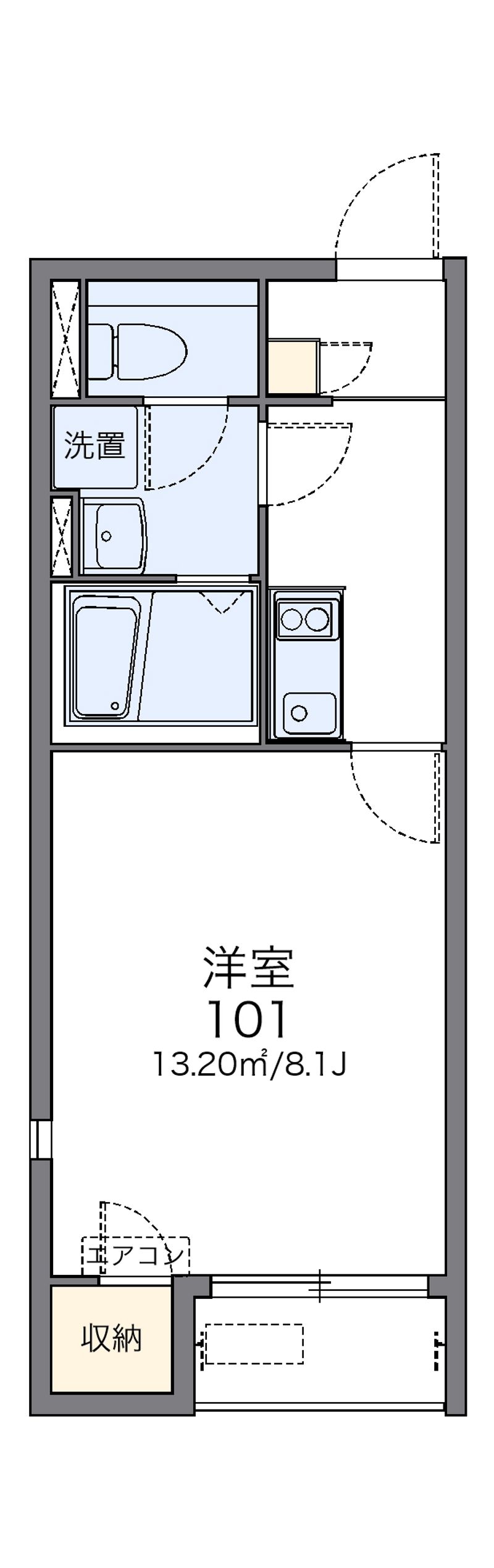 レオネクストシャンブル門司 間取図