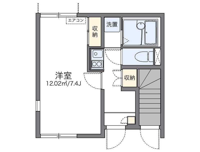 レオネクスト喜多Ⅱ 間取り
