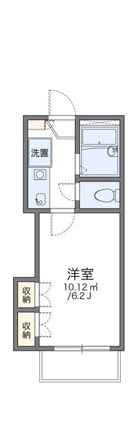 レオパレス藤枝田沼 間取り図