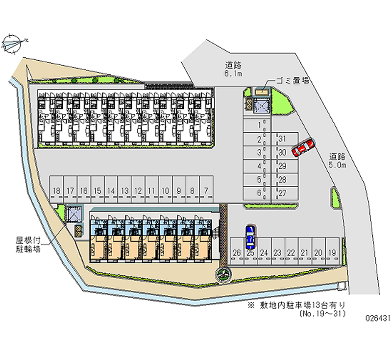 26431 Monthly parking lot