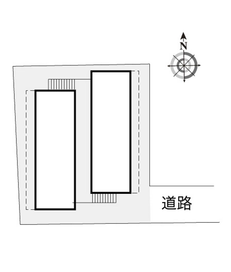 レオパレス西川口第２６ 配置図