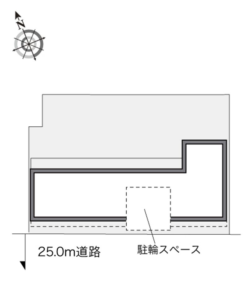 レオパレス国泰寺 配置図