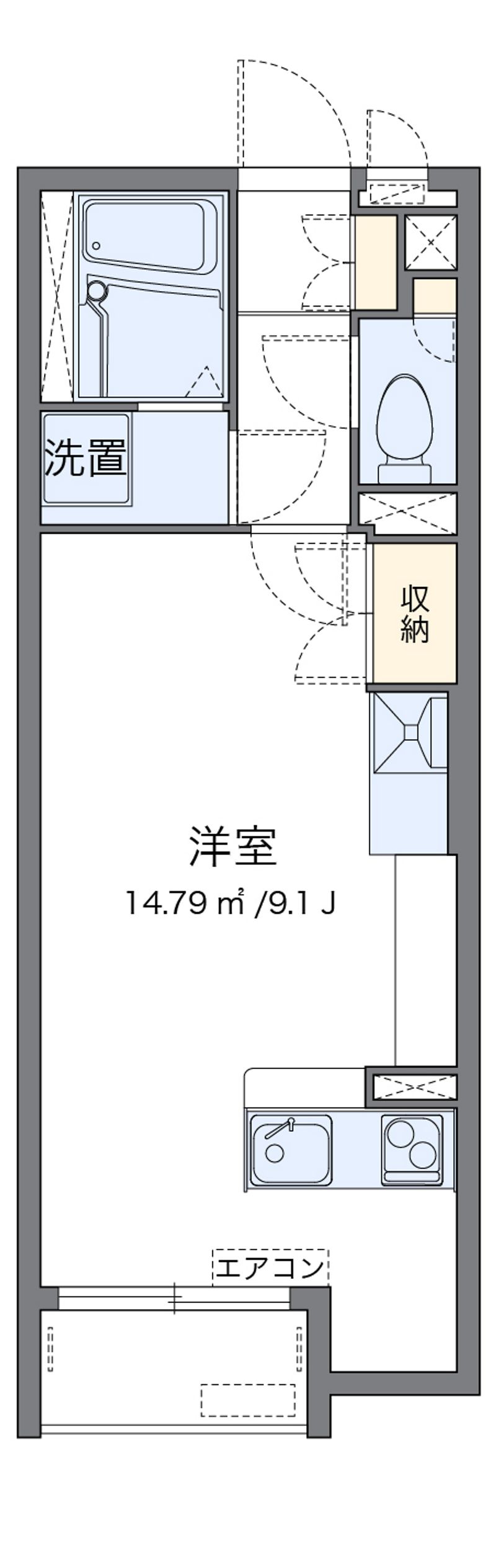 レオネクストスマイルスクエア 間取図