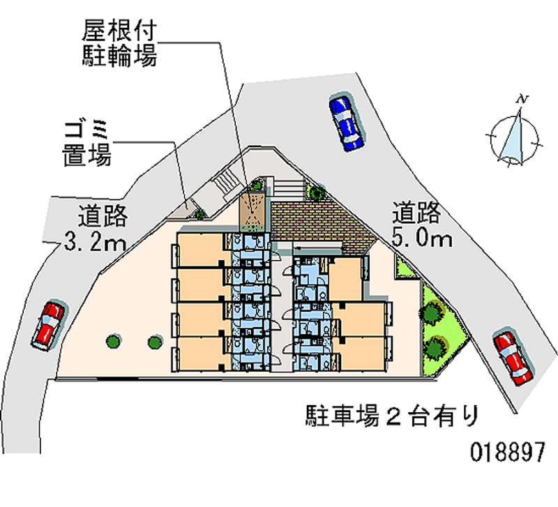 レオパレスＲａｆｆｉｎｅｅ 月極駐車場