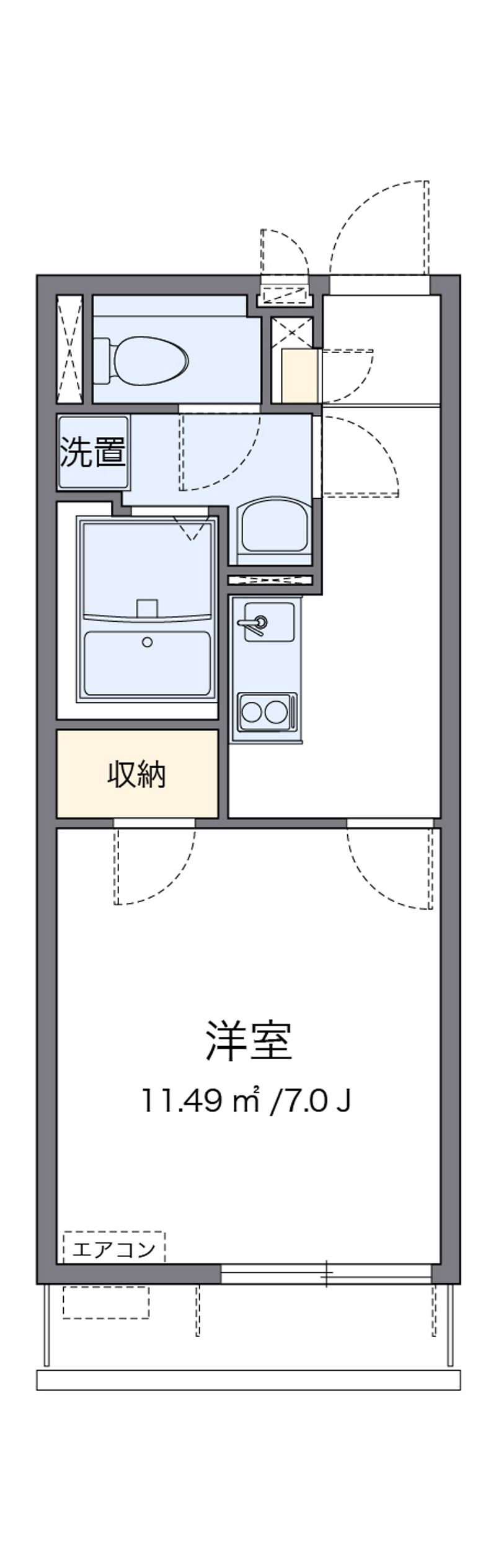クレイノアズール 間取図