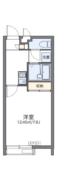 レオパレス豊 間取り図