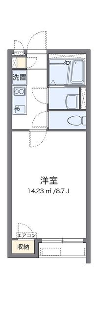 クレイノ優 間取り図