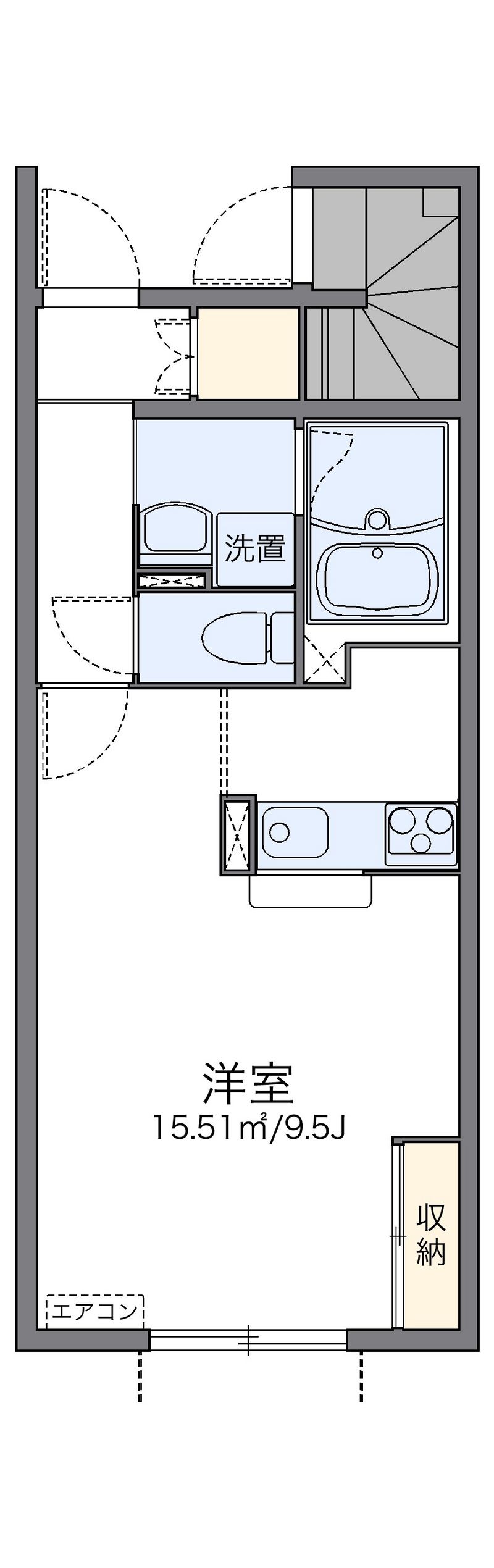 レオネクストＣＯＵＲＴ 間取図