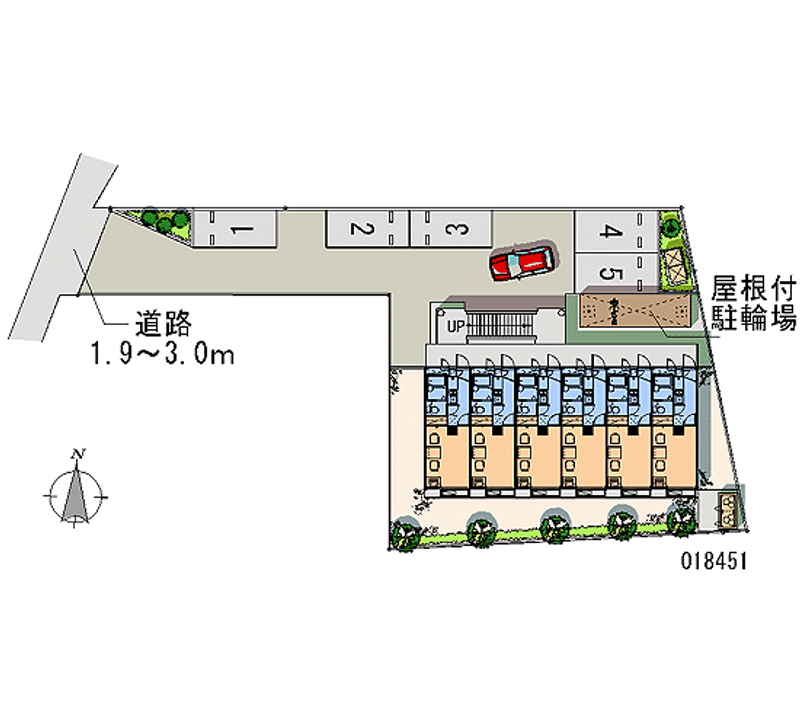 18451 Monthly parking lot