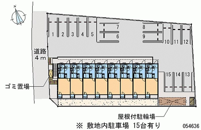 54636 Monthly parking lot