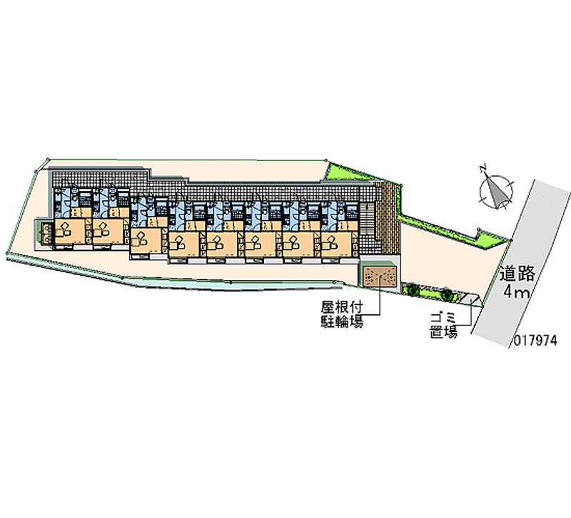 レオパレスミモザ 月極駐車場