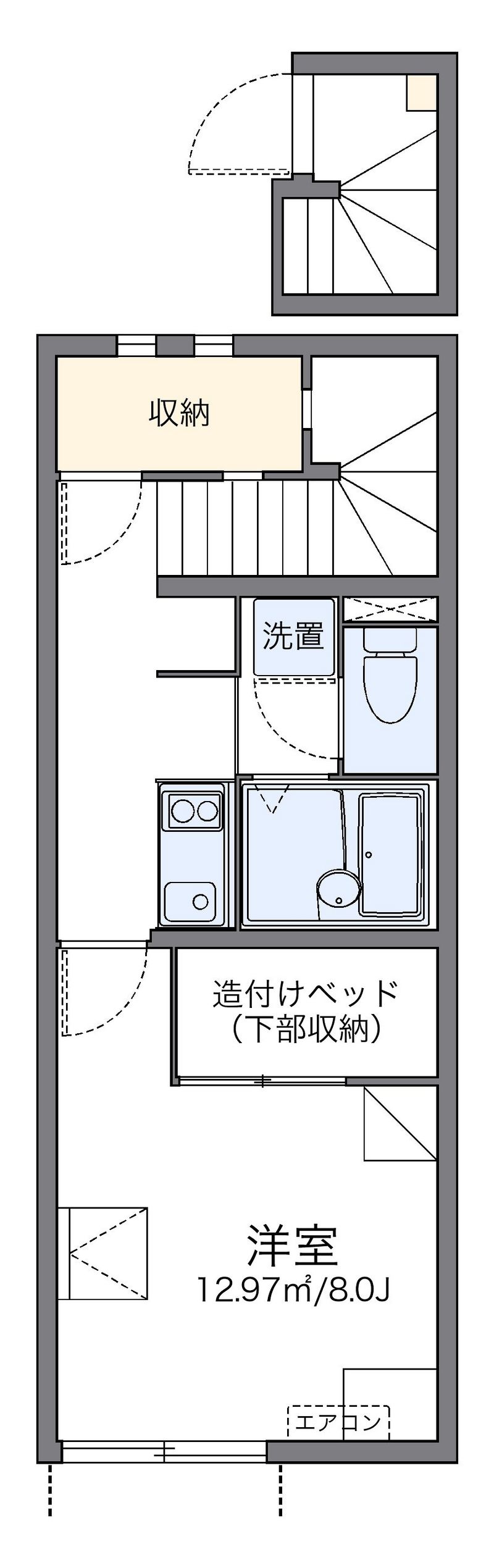 レオネクストレーヴ磐井川 間取図