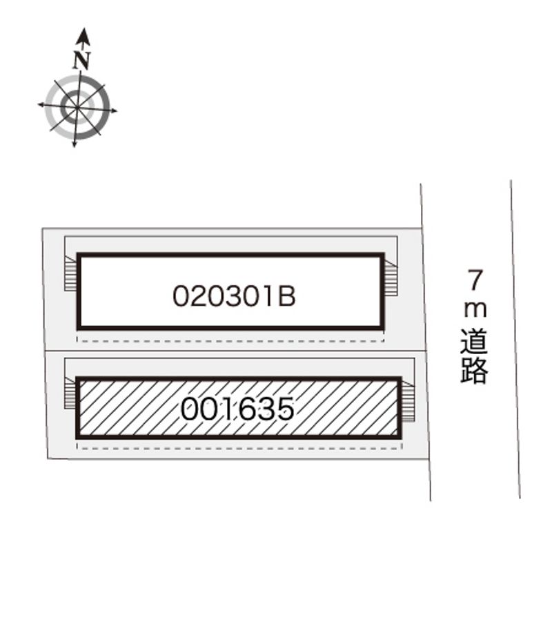 レオパレスオグラⅢ 配置図