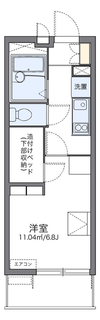 レオパレス萬　壹番館 間取り図