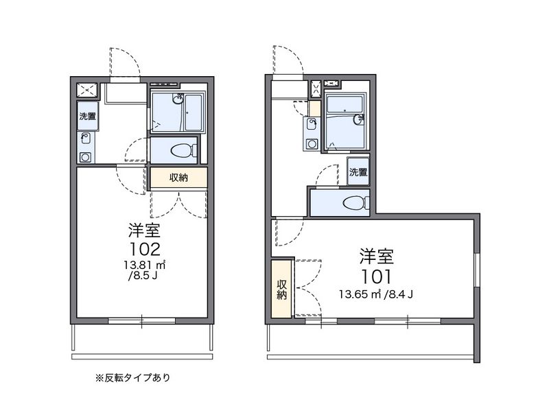 レオパレス冨田 間取図