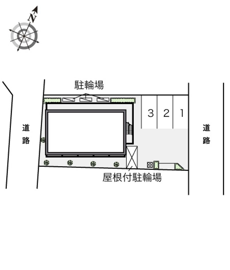 レオパレスＫＩＴＡＤＡ 配置図