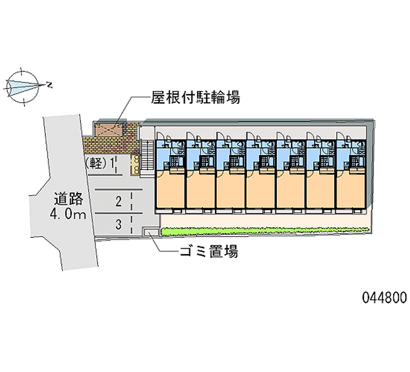 レオパレス伏水向島 月極駐車場