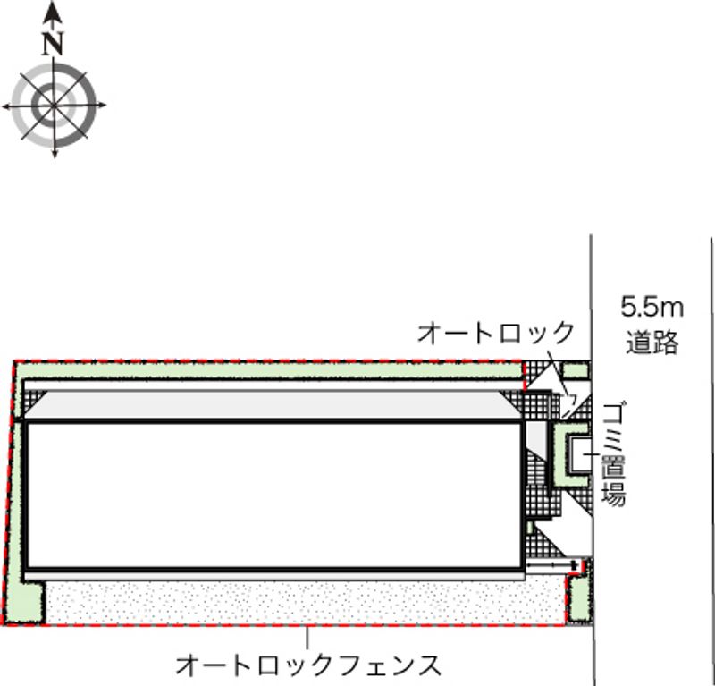 レオパレスプリムヴェール 配置図