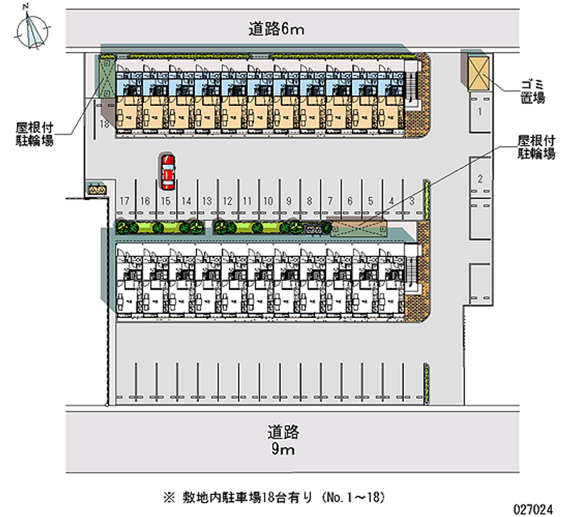 27024 Monthly parking lot