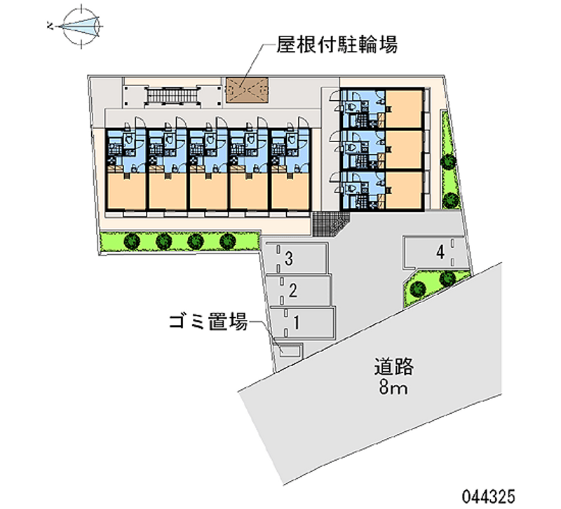 レオパレスベンデュール 区画図