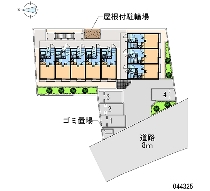 44325 Monthly parking lot