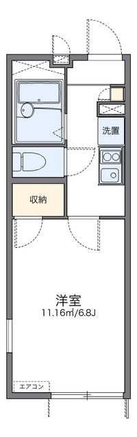 レオパレスカサ　ヴェルデ 間取り図