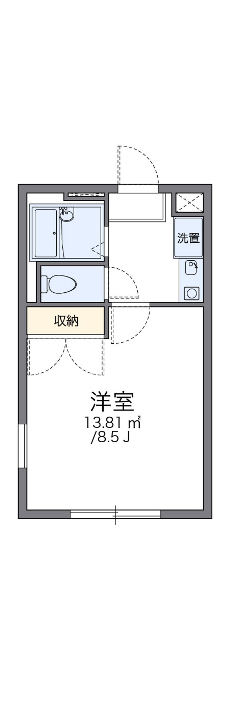 レオパレスプレミールＹ’ｓ 間取図