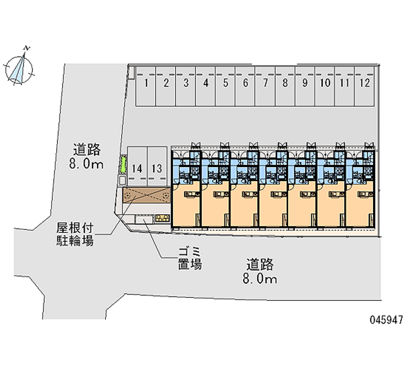 45947 Monthly parking lot