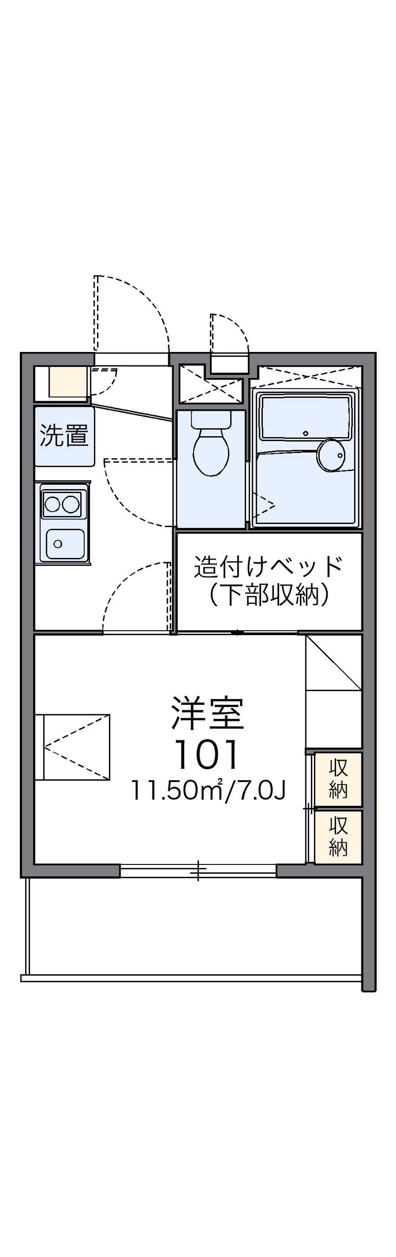 レオパレスＷＩＮ 間取図