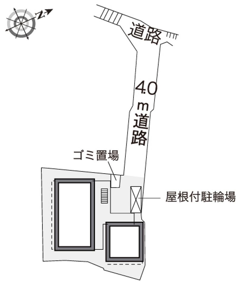 レオパレス吾妻 配置図