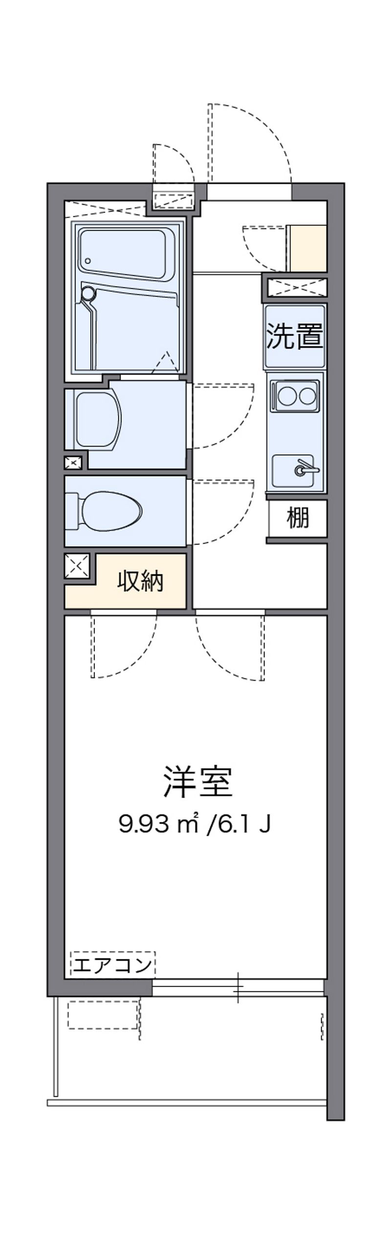 クレイノホクレレ　エルア 間取り