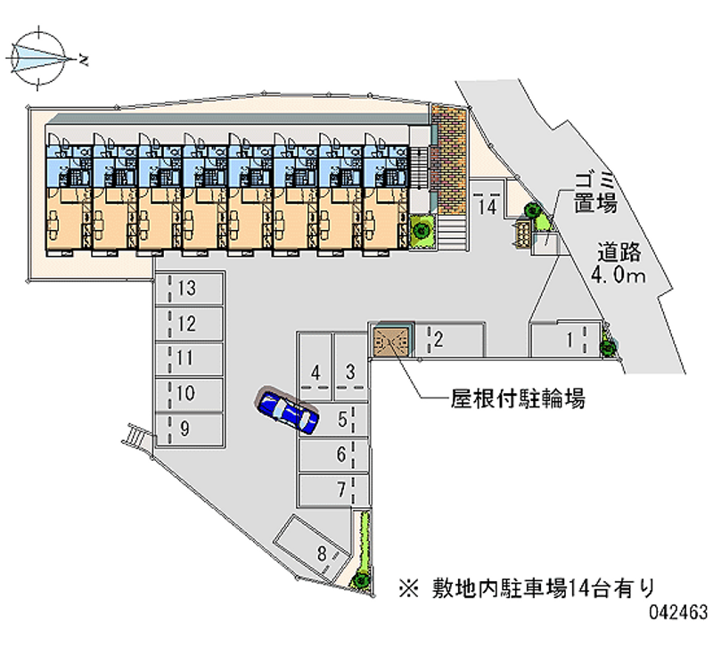 42463月租停车场